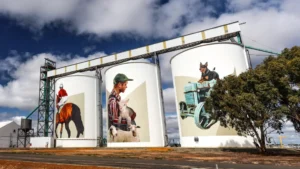 Route artistique en Australie : Silos transformés en chefs-d'œuvre