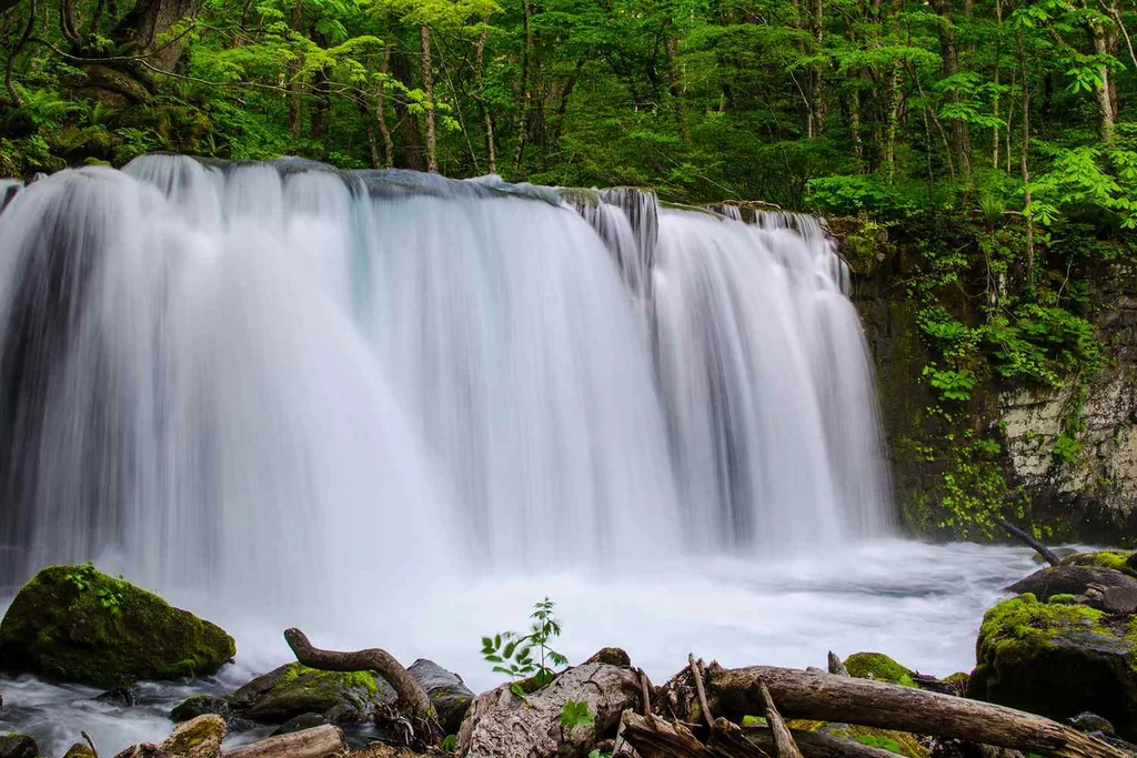 Oirase Gorge Waterfall, Towada, Aomori Prefecture, Japan