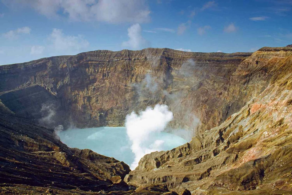 Aso Kuju National Park, Mount Aso active volcano