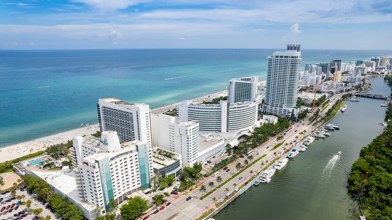 Hôtels et front de mer de Miami Beach