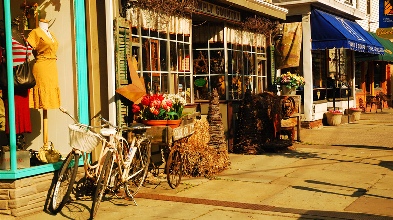 Devantures de magasins décorées à Saugerties