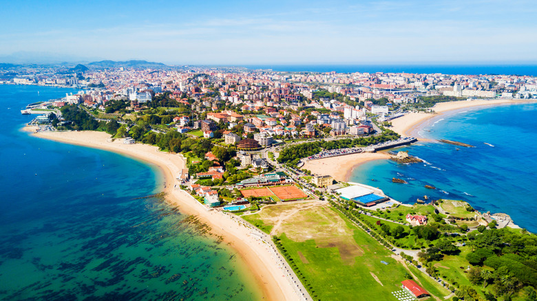 Vue de Santander, Espagne
