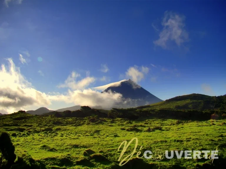 Paysage de randonnée sur le sentier Caminho das Lagoas à Pico aux Açores