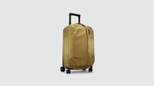 Bagage cabine rigide présenté sur la page officielle Thule